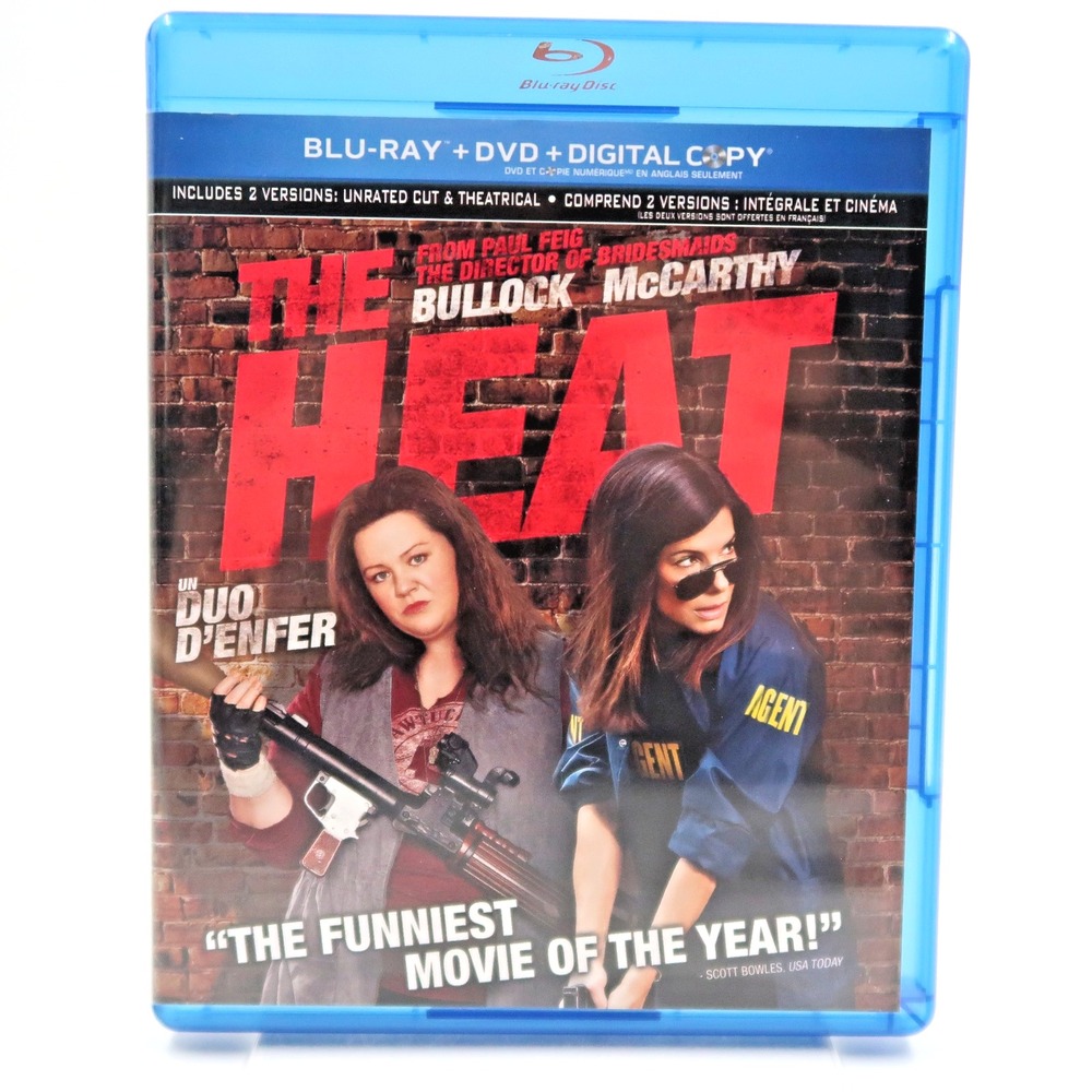 The Heat Blu-ray DVD 2013 Sandra Bullock Melissa McCarthy 20th Century Fox